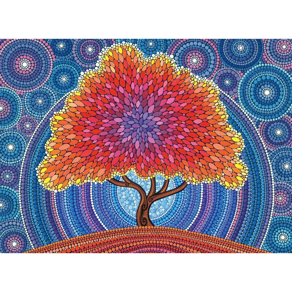 imageRavensburger Color Your World Series Tree of Life 500 Piece Jigsaw Puzzle for Adults 80686 Handcrafted Tooling Made in Germany Every Piece Fits Together Perfectly