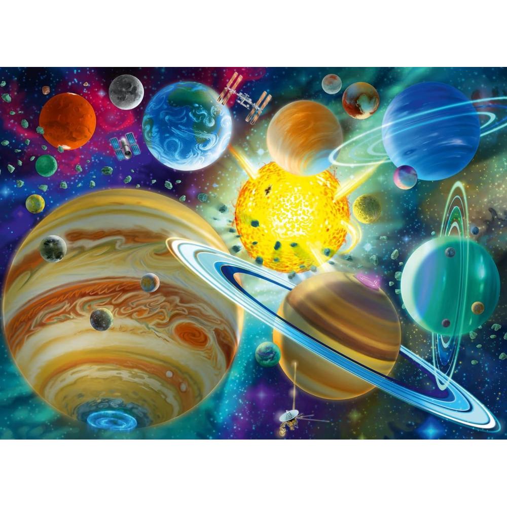 imageRavensburger Cosmic Connection 150 Piece Jigsaw Puzzle for Kids Educational and Fun Durable Large Pieces Vibrant GlareFree Colors FSC Certified