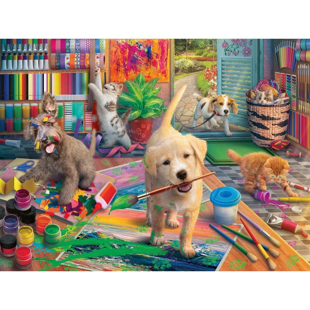 imageRavensburger Cute Crafters Large Format Jigsaw Puzzle for All Ages 750 Unique Pieces Softclick Technology FSC Certified Ideal for Brain Game ampamp Educational Fun
