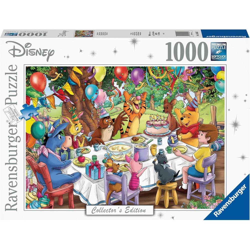 imageRavensburger Disney Collectors Edition Winnie The Pooh 1000 Piece Jigsaw Puzzle for Adults 12000385 Handcrafted Tooling Made in Germany Every Piece Fits Together PerfectlyOriginal Packaging