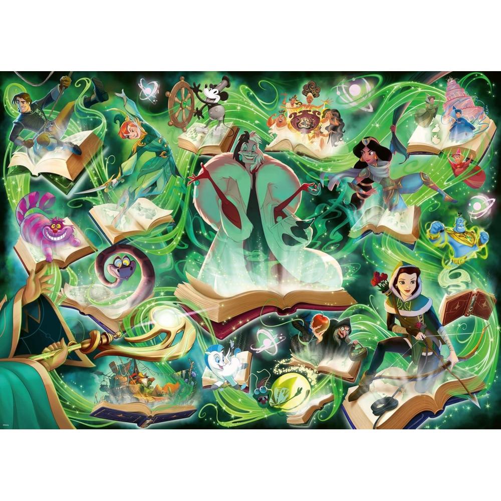 imageRavensburger Disney Lorcana Glimmers of The Realm Emerald 1000 Piece Jigsaw Puzzle Premium Quality Made in Europe FSC Certified Materials
