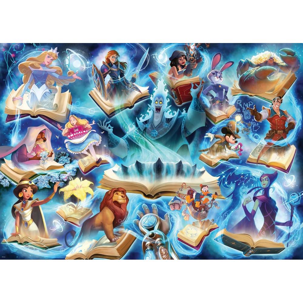 imageRavensburger Disney Lorcana Glimmers of The Realm Sapphire 1000 Piece Jigsaw Puzzle Premium Quality Made in Europe FSC Certified Materials