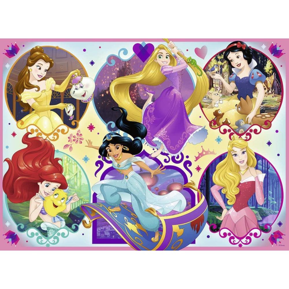 imageRavensburger Disney Princesses 100 Piece Jigsaw Puzzle for Kids Unique Puzzle Pieces Premium Quality Ideal Educational Toy Perfect
