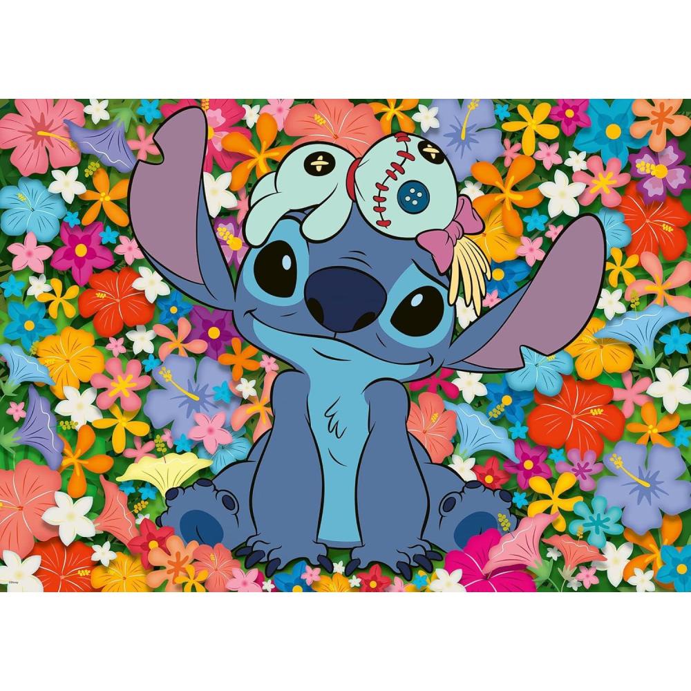 imageRavensburger Disney Stitch 1000 Piece Jigsaw Puzzle Your Favorite Mischievous Extraterrestrial Vibrant Character Art FSCCertified Materials