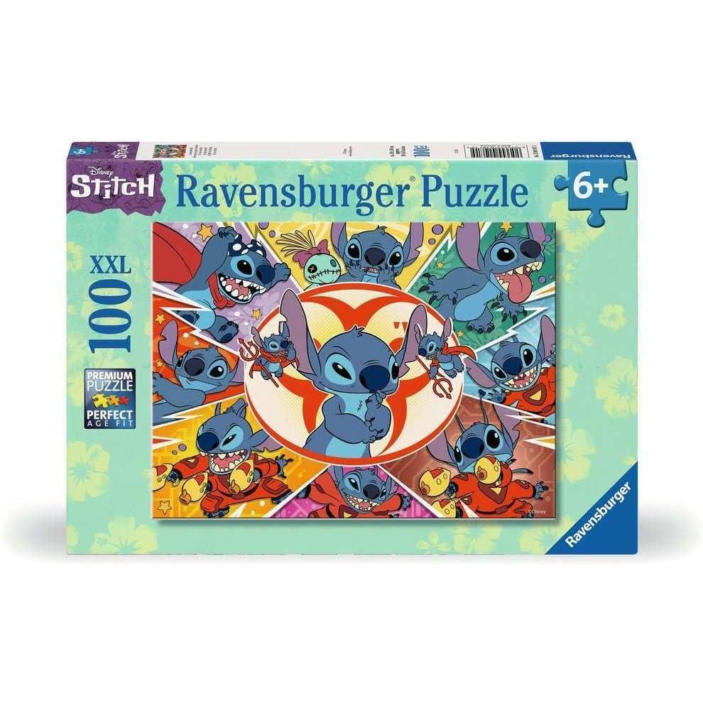 imageRavensburger Disney Stitch in My Own World 100 Piece XXL Jigsaw Puzzle for Kids Every Piece is Unique Pieces Fit Together Perfectly