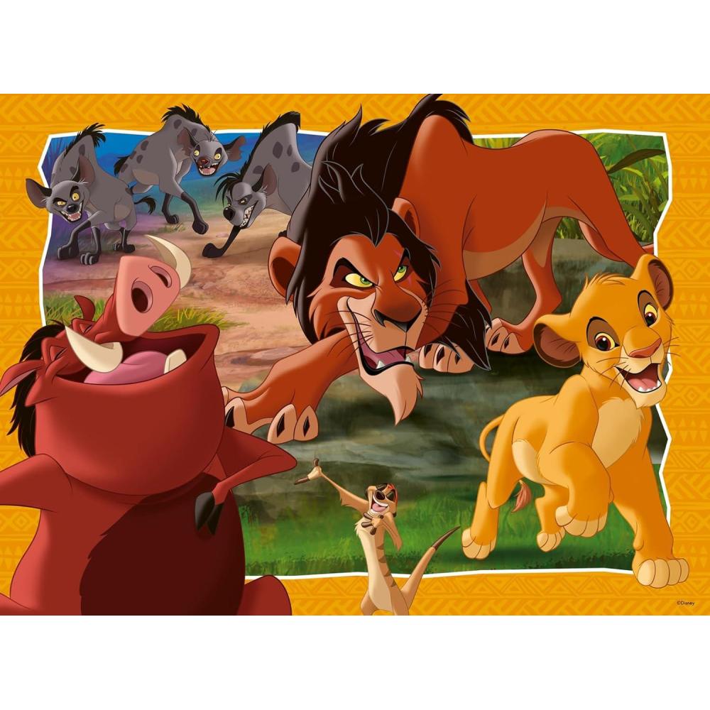 imageRavensburger Disney The Lion King Hakuna Matata 200 Piece XXL Jigsaw Puzzle for Kids ScreenFree Activity Boosts Concentration and Focus