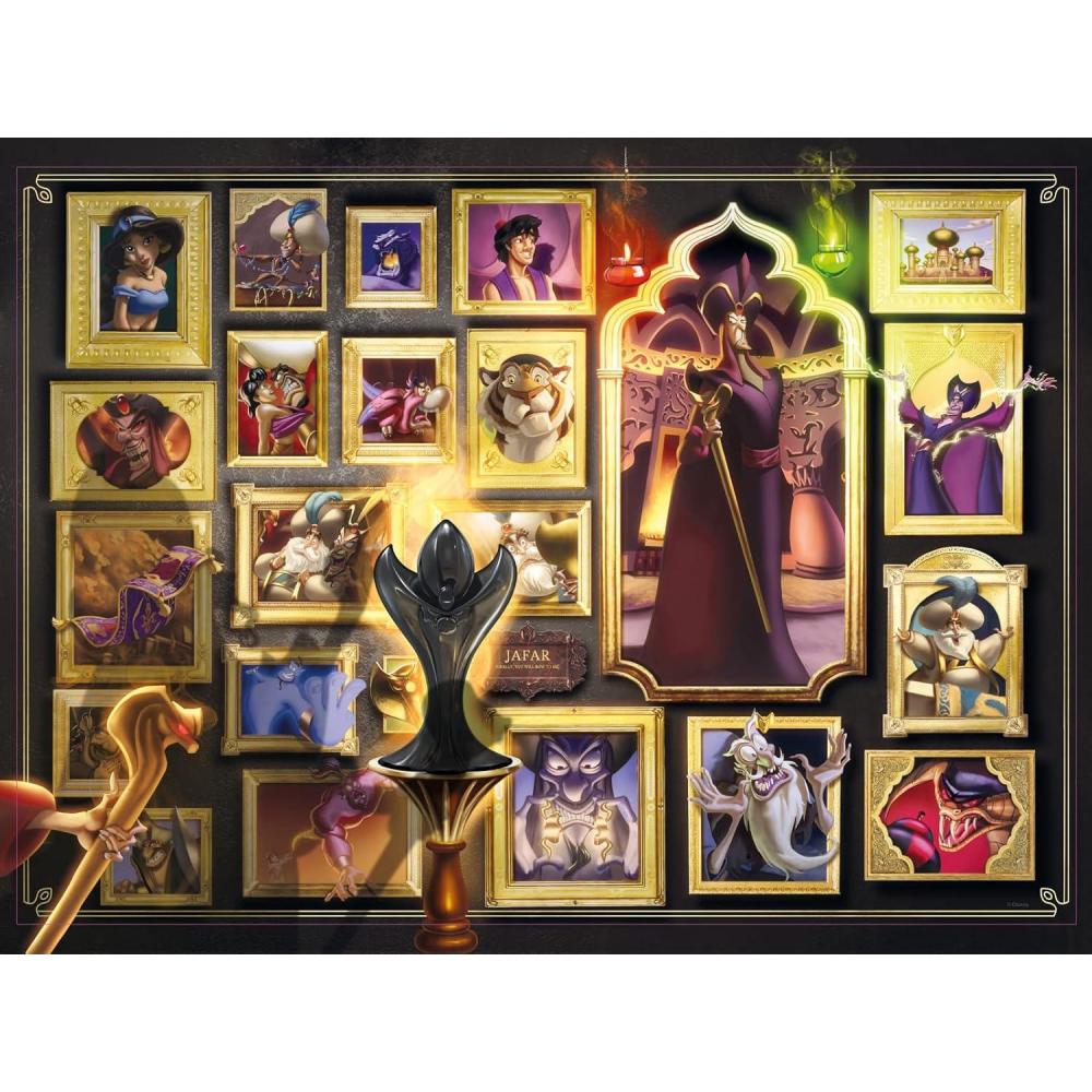 imageRavensburger Disney Villainous Jafar and Figurine 1000 Piece Jigsaw Puzzle for Adults 12001108 Handcrafted Tooling Made in Germany Every Piece Fits Together PerfectlyNew Packaging