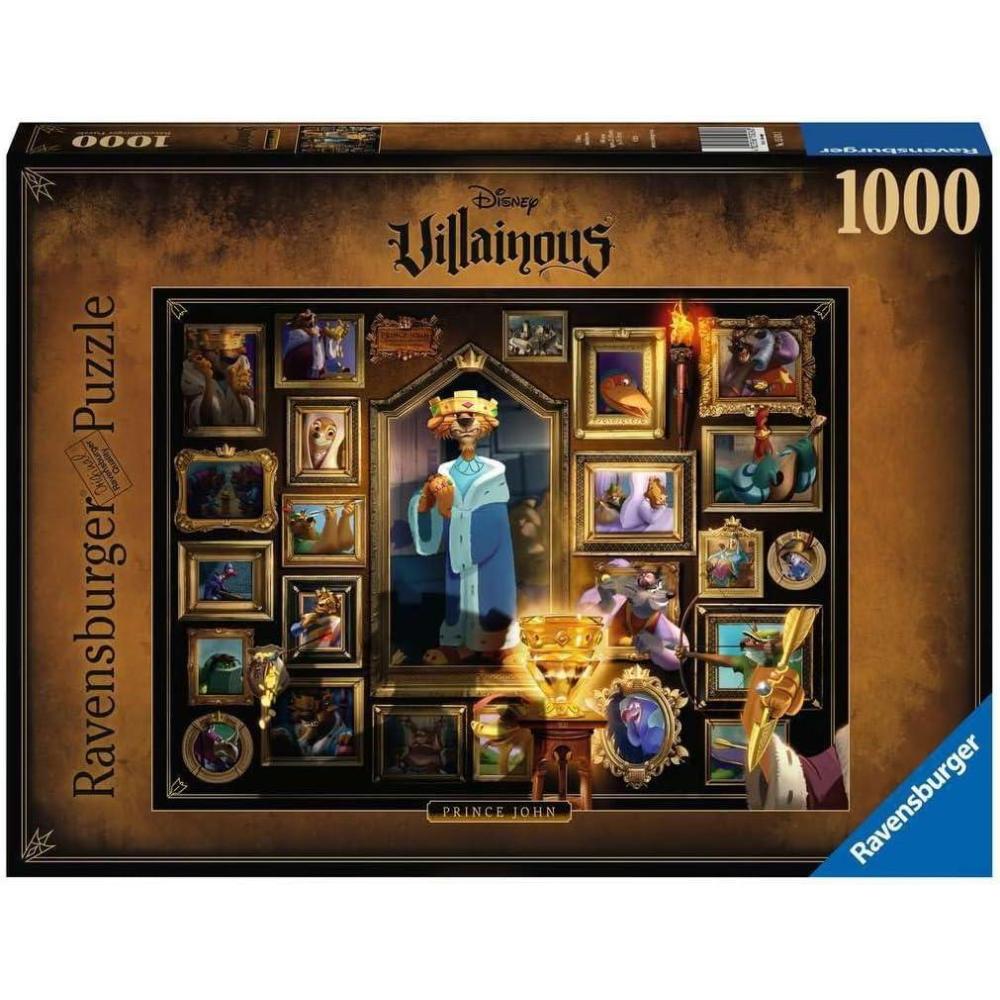 imageRavensburger Disney Villainous King John and Figurine 1000 Piece Jigsaw Puzzle for Adults 12001110 Handcrafted Tooling Made in Germany Every Piece Fits Together PerfectlyOriginal Packaging