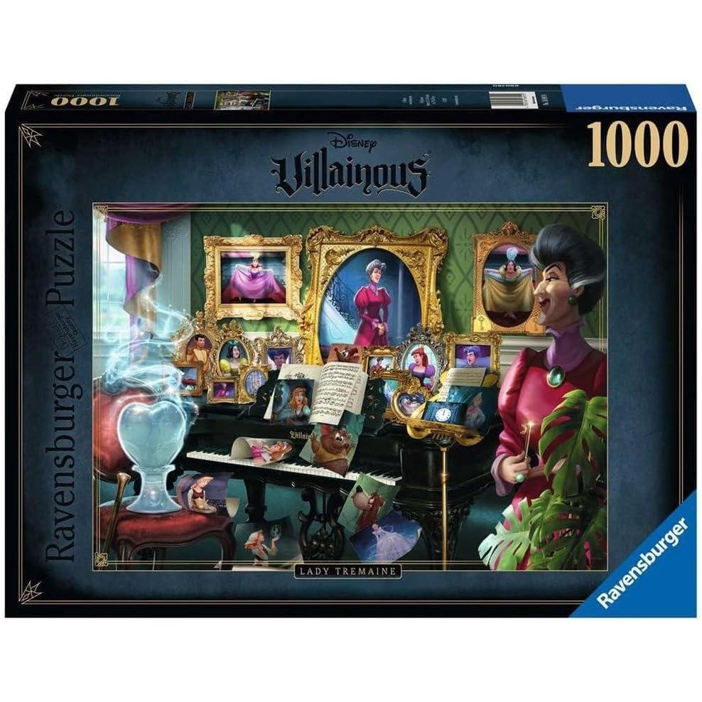 imageRavensburger Disney Villainous LadyTremaine and Figurine 1000 Piece Jigsaw Puzzle for Adults 12001126 Handcrafted Tooling Made in Germany Every Piece Fits Together PerfectlyOriginal Packaging