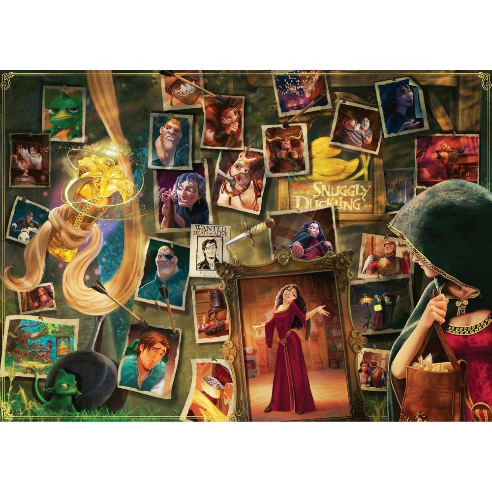 imageRavensburger Disney Villainous Mother Gothel and Figurine 1000 Piece Jigsaw Puzzle for Adults 12001127 Handcrafted Tooling Made in Germany Every Piece Fits Together PerfectlyNew Packaging