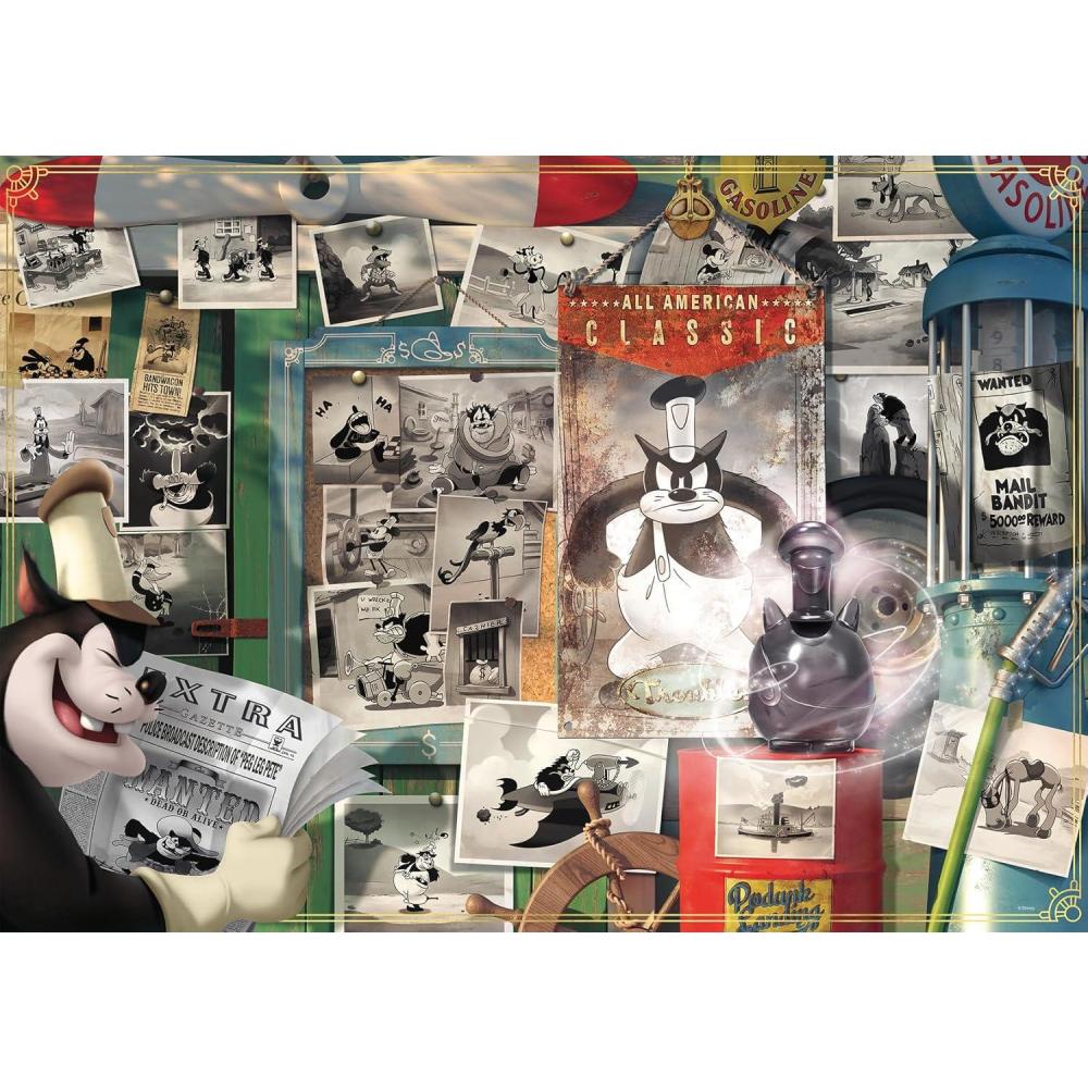 imageRavensburger Disney Villainous Pete and Figurine 1000 Piece Jigsaw Puzzle for Adults 12001129 Handcrafted Tooling Made in Germany Every Piece Fits Together PerfectlyNew Packaging