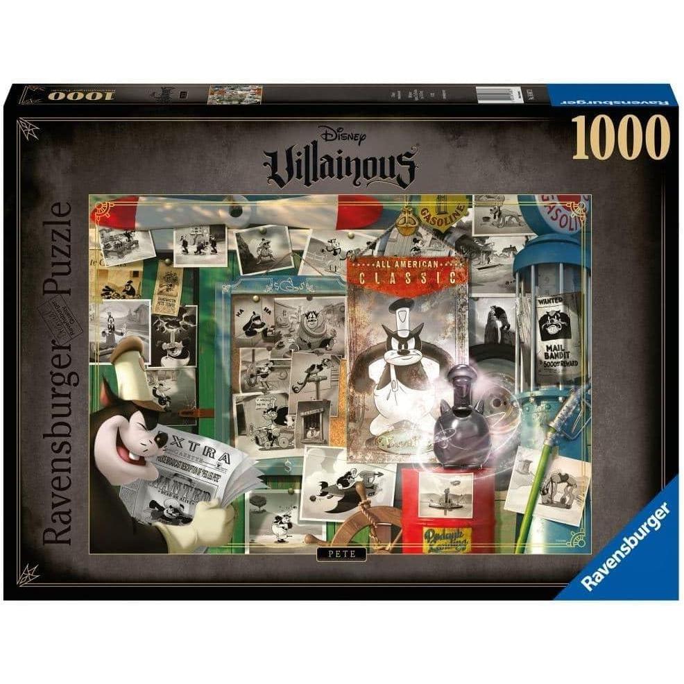 imageRavensburger Disney Villainous Pete and Figurine 1000 Piece Jigsaw Puzzle for Adults 12001129 Handcrafted Tooling Made in Germany Every Piece Fits Together PerfectlyOriginal Packaging