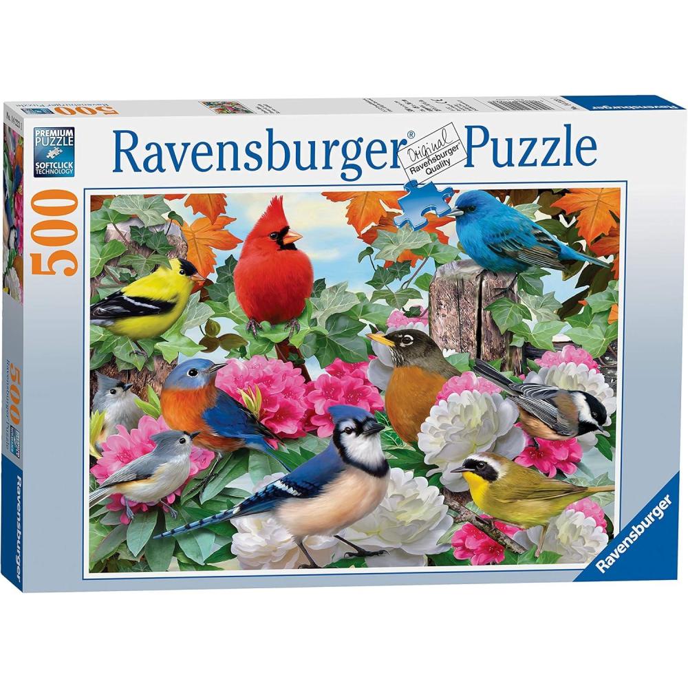 imageRavensburger Garden Birds 500 Piece Jigsaw Puzzle for Adults 12000147 Handcrafted Tooling Made in Germany Every Piece Fits Together PerfectlyOriginal Packaging
