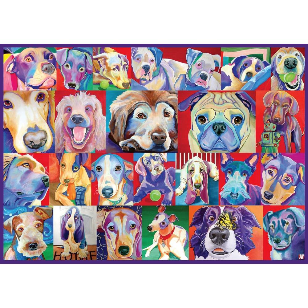 imageRavensburger Hello Doggie 500 Piece Large Format Jigsaw Puzzle for Adults 16794 Every Piece is Unique Softclick Technology Means Pieces Fit Together Perfectly