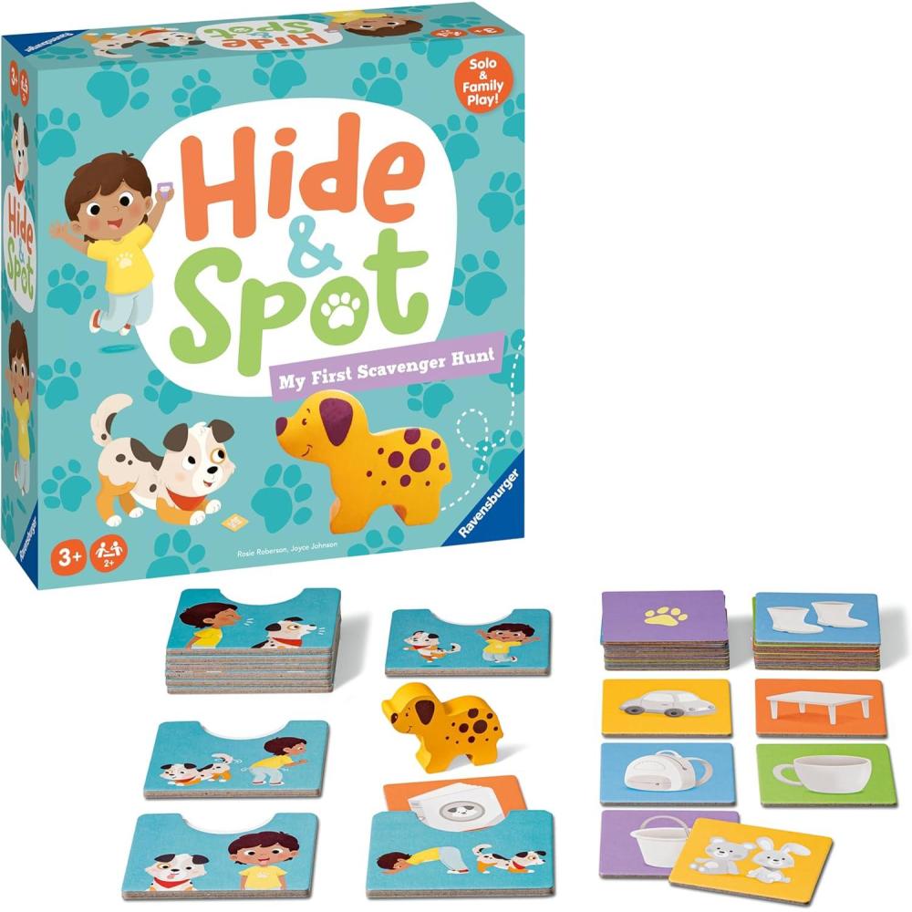 imageRavensburger Hide ampamp Spot Preschool Game Family Scavenger Hunt Activity for Children Ages 3 and Up