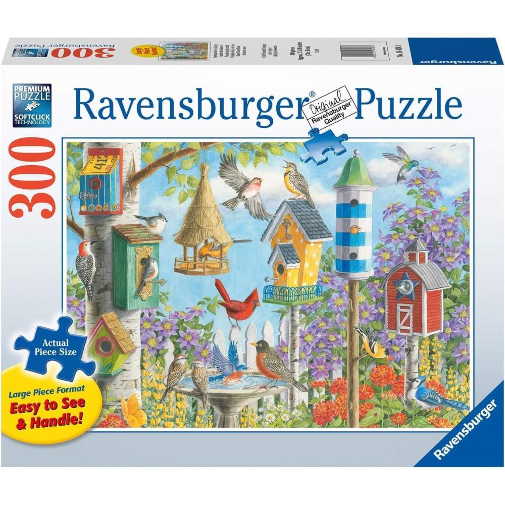 imageRavensburger Home Tweet Home 300 Piece Jigsaw Puzzle for Adults Unique Softclick Technology Premium Quality Perfect for Gifting