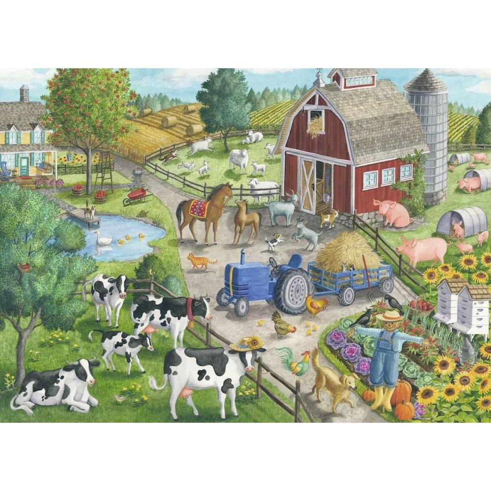 imageRavensburger Home on The Range Jigsaw Puzzle Engaging Brain Game for Kids Unique Piece Design EcoFriendly Materials