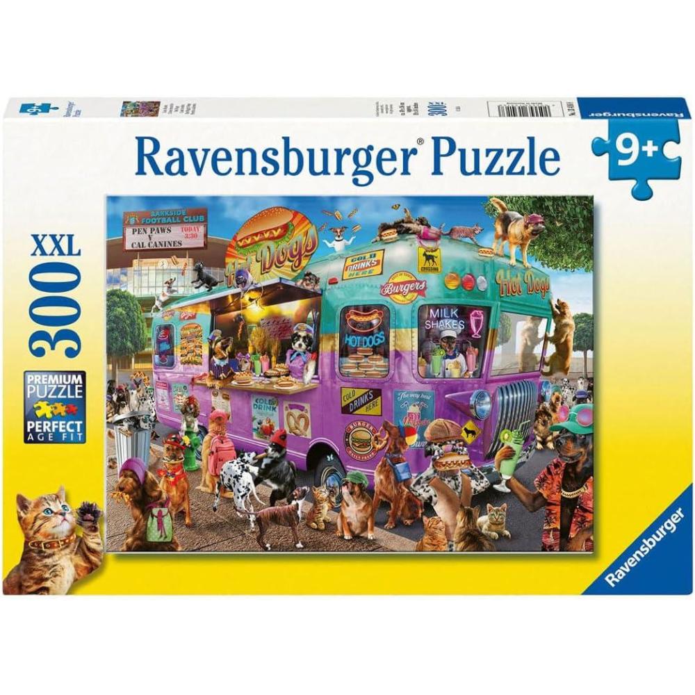 imageRavensburger Hot Diggity Dogs 300 XXL Piece Jigsaw Puzzle for Kids Every Piece is Unique Pieces Fit Together Perfectly