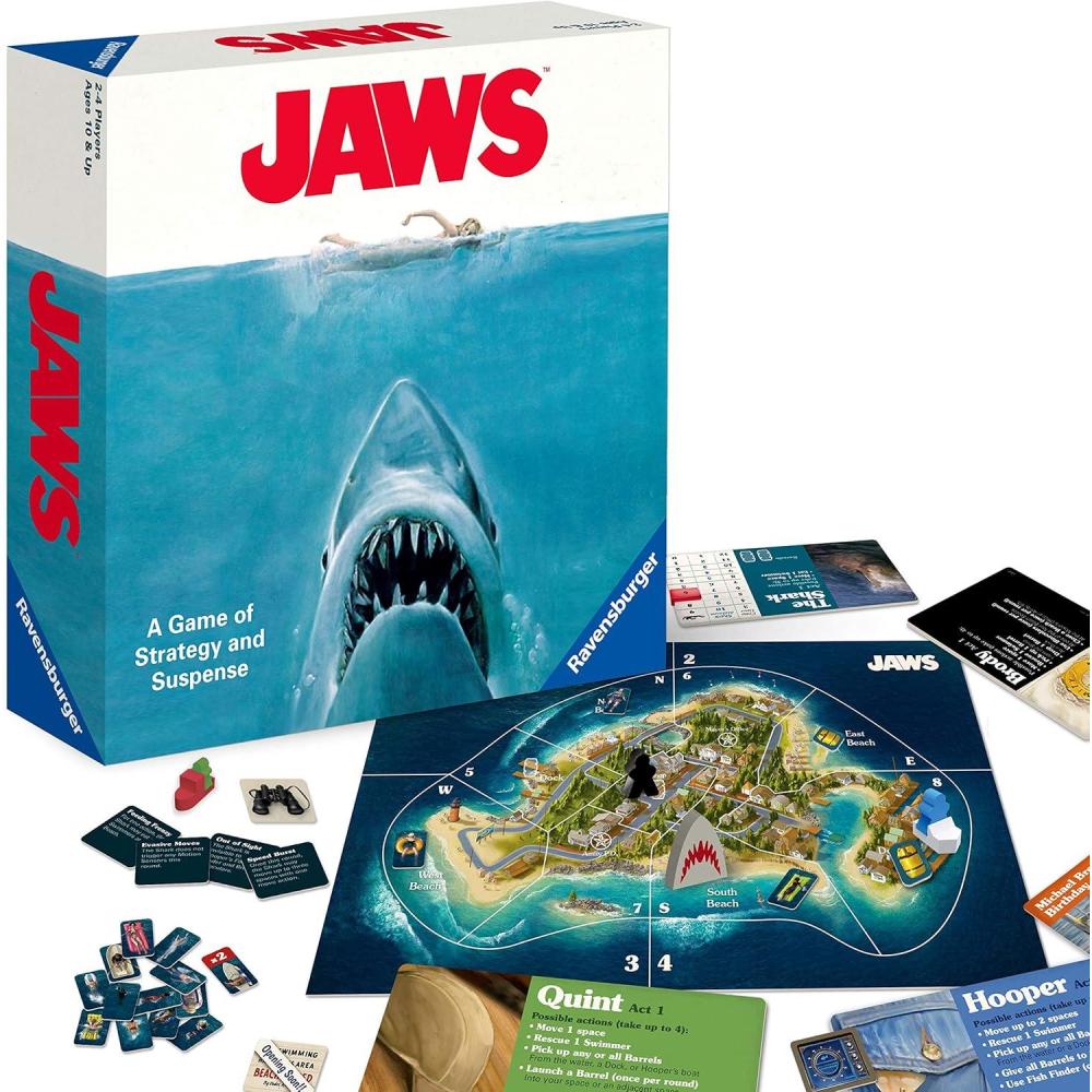 imageRavensburger Jaws Board Game Thrilling Strategy and Suspense Game for Teens and Adults Interactive Gameplay Ideal for Gifting Suitable for Ages 12