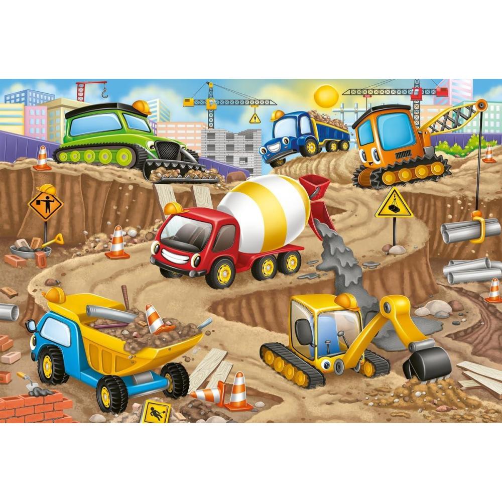 imageRavensburger John Deere Tractor Floor Puzzle Engaging 24Piece Jigsaw for Kids Durable EasyFit Pieces Fun Learning Tool Sustainable Forestry Practices Perfect for Ages 24Construction Fun