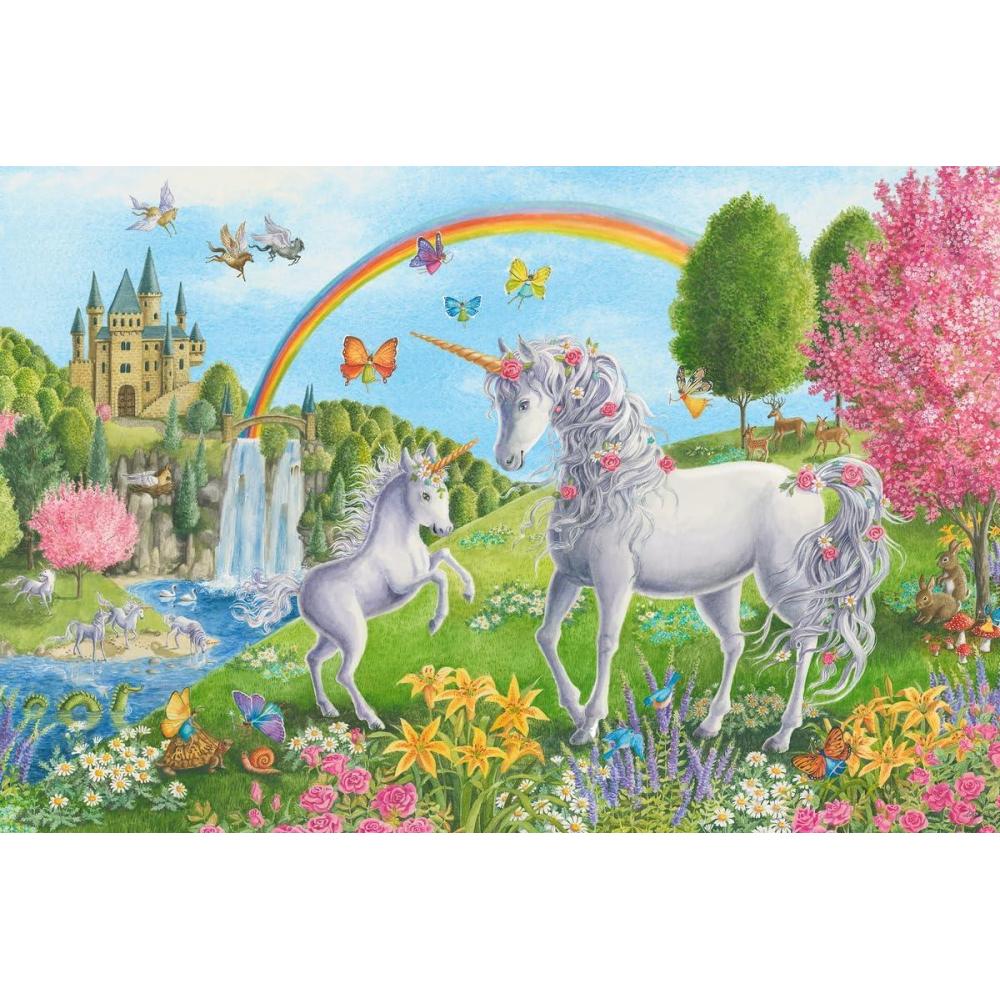 imageRavensburger John Deere Tractor Floor Puzzle Engaging 24Piece Jigsaw for Kids Durable EasyFit Pieces Fun Learning Tool Sustainable Forestry Practices Perfect for Ages 24Prancing Unicorns