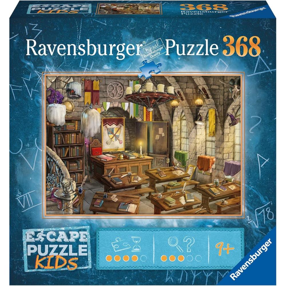imageRavensburger Kids Wizard School Escape Magical Mystery Jigsaw Puzzle Thrilling Escape Room Experience FSC Certified Quality Ideal Gift for Children Aged 9 Years and Up