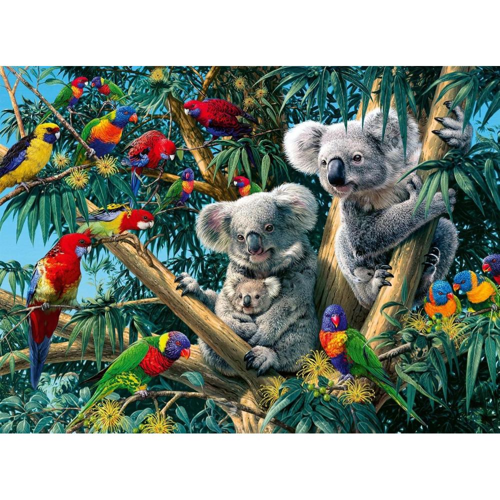 imageRavensburger Koalas in a Tree 500 Piece Jigsaw Puzzle for Adults 12000206 Handcrafted Tooling Made in Germany Every Piece Fits Together PerfectlyNew Packaging