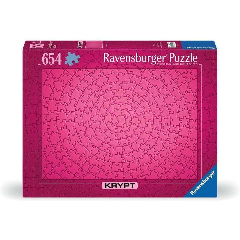 imageRavensburger Krypt Pink 654 Piece Jigsaw Puzzle for Adults 16564 Every Piece is Unique Softclick Technology Means Pieces Fit Together PerfectlyNew Packaging