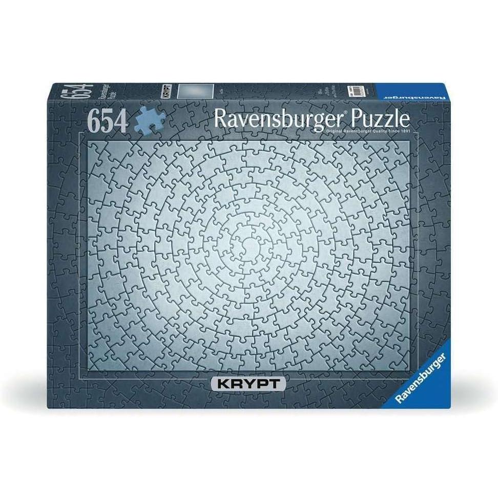 imageRavensburger Krypt Silver 654 Piece Jigsaw Puzzle for Adults  15964  Every Piece is Unique Softclick Technology Means Pieces Fit Together PerfectlyNew Packaging