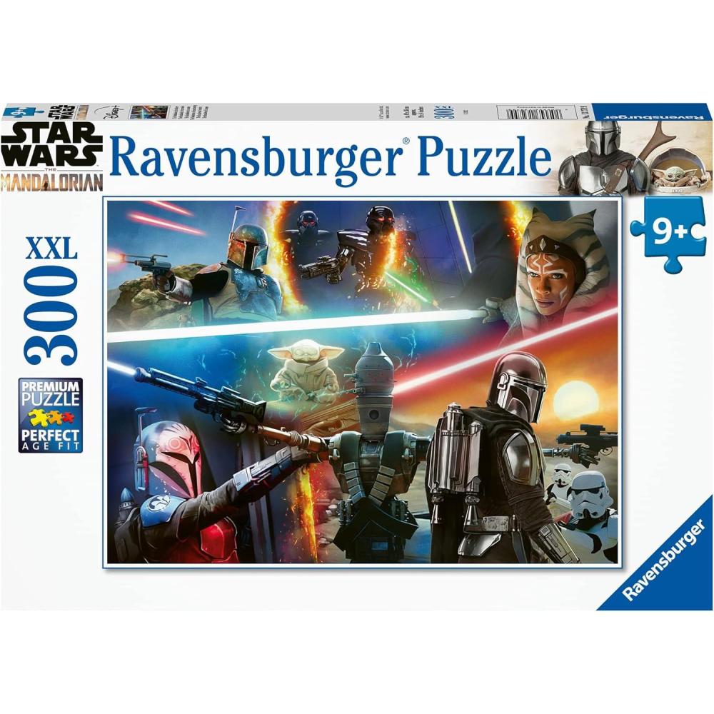 imageRavensburger Mandalorian Crossfire 300 Piece XXL Jigsaw Puzzle Designed for Kids Ages 810 Perfect Interlocking Fit Promotes Problem Solving Skills Durable Piece Material