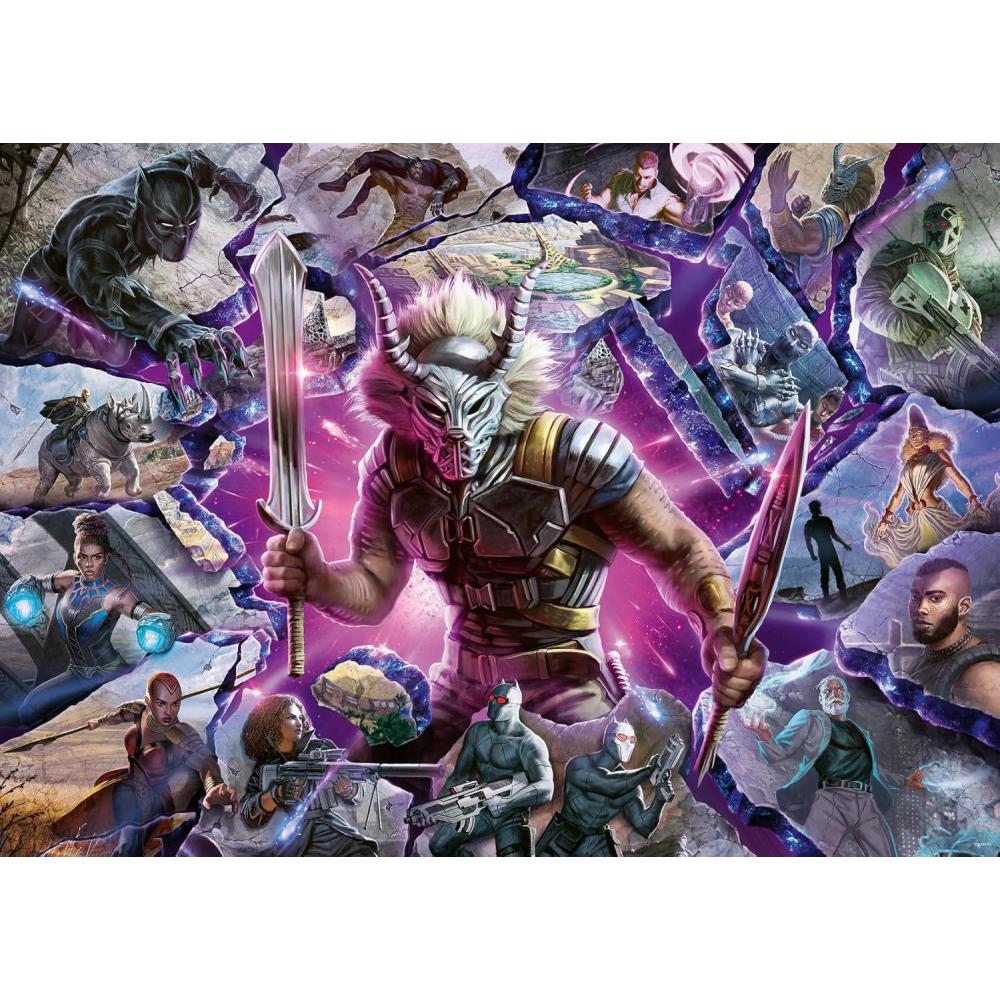 imageRavensburger Marvel Villainous Killmonger 1000 Piece Jigsaw Puzzle for Adults 16906 Every Piece is Unique Softclick Technology Means Pieces Fit Together Perfectly