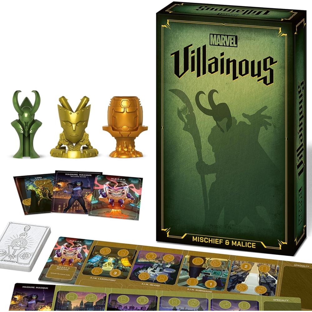 imageRavensburger Marvel Villainous Mischief ampamp Malice Strategy Board Game 2 or 3 players for Ages 12 ampamp Up The First Marvel Villainous Expandalone