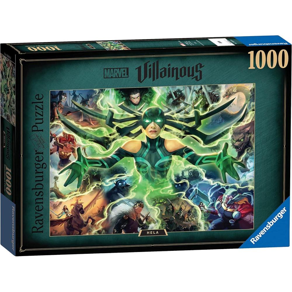 imageRavensburger Marvel Villainous Thanos 1000 Piece Jigsaw Puzzle for Adults 16904 Every Piece is Unique Softclick Technology Means Pieces Fit Together PerfectlyHela
