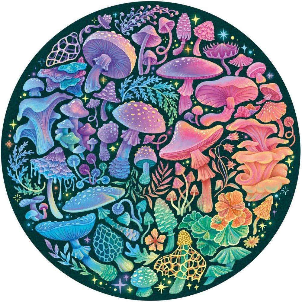 imageRavensburger Mushrooms 500 Piece Large Format Jigsaw Puzzle Challenging Fun for Adults Captivating Imagery Certified Sustainable Materials