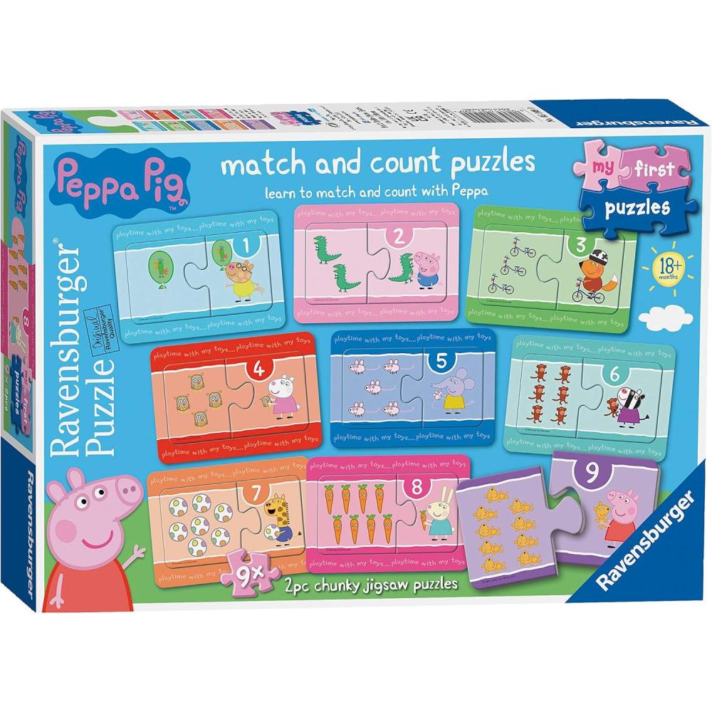 imageRavensburger My First Floor Puzzle Peppa Pig Shopping 16 Piece Jigsaw Puzzle for Kids ScreenFree Activity Boosts Concentration and Focus9x2 Piece New 2020