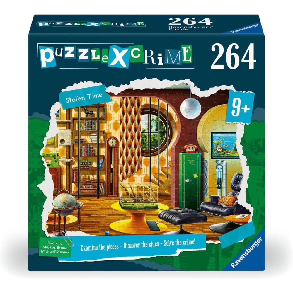 imageRavensburger Mystery Puzzle Stolen Time 264 Piece Jigsaw Puzzle for Kids  Every Piece is Unique Pieces Fit Together Perfectly