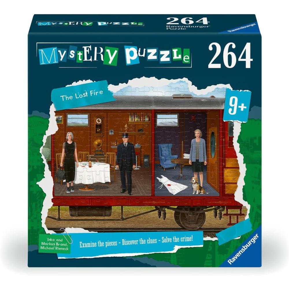 imageRavensburger Mystery Puzzle The Lost Fire 264 Piece Jigsaw Puzzle for Kids Every Piece is Unique Pieces Fit Together Perfectly