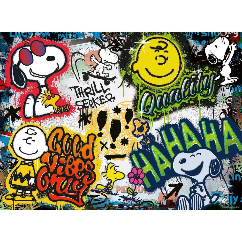 imageRavensburger Peanuts Graffiti 500 Piece Jigsaw Puzzle  12000389  Handcrafted Tooling Made in Germany Every Piece Fits Together Perfectly