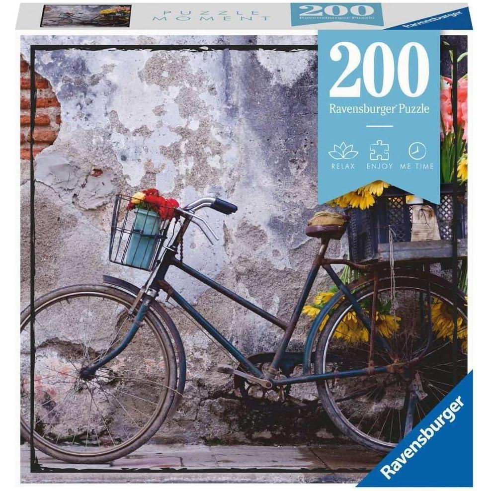 imageRavensburger Puzzle Moment Bicycle 200Piece Premium Jigsaw Puzzle for Adults and Kids Unique Softclick Technology Ensures Vibrant Matte Finish with LongLasting Quality