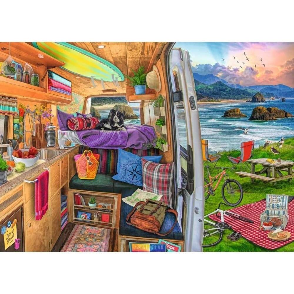 imageRavensburger Rig Views Puzzle 1000 Unique Pieces Softclick Technology Ideal for Adults and Kids FSCCertified Material Engaging Brain GameOriginal Packaging