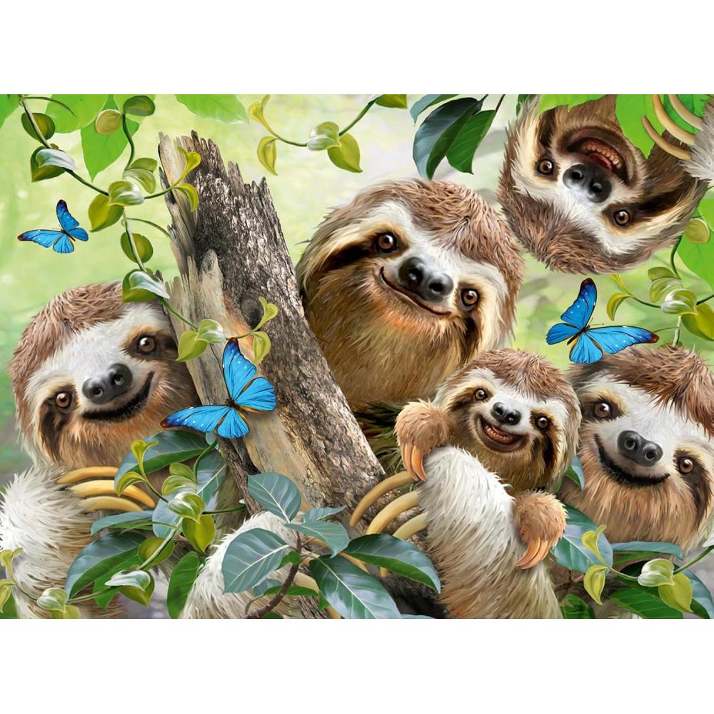 imageRavensburger Sloth Selfie 500 Piece Jigsaw Puzzle for Adults 12000203 Handcrafted Tooling Made in Germany Every Piece Fits Together PerfectlyNew Packaging