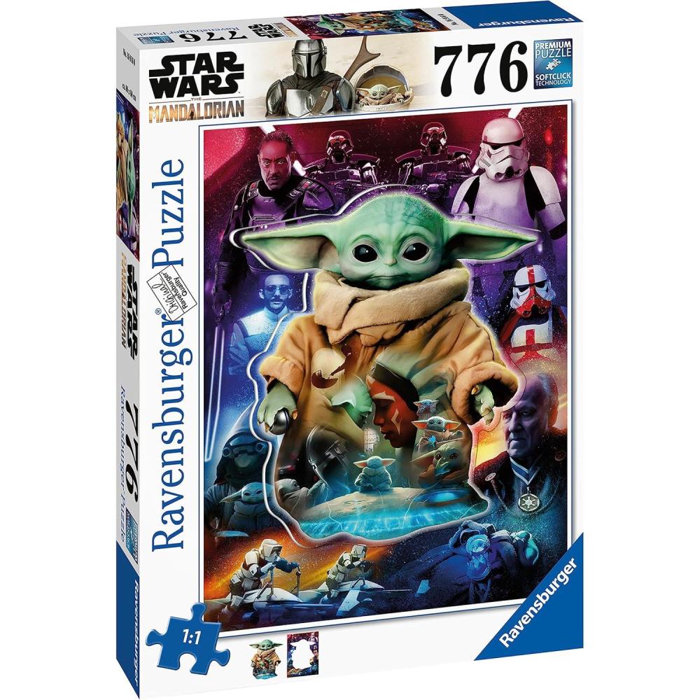 imageRavensburger Star Wars The Mandalorian Grogus Journey 776 Piece Large Format Jigsaw Puzzle for Adults 16916 Every Piece is Unique Softclick Technology Means Pieces Fit Together PerfectlyOriginal Packaging