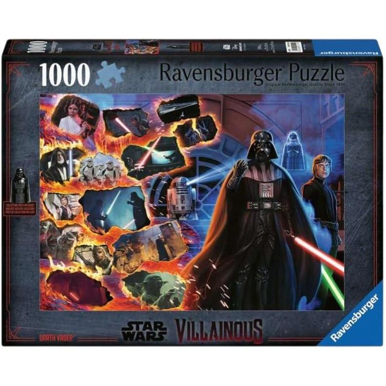 imageRavensburger Star Wars Villainous Darth Vader and Figurine 1000 Piece Jigsaw Puzzle for Adults 12001119 Handcrafted Tooling Made in Germany Every Piece Fits Together PerfectlyNew Packaging
