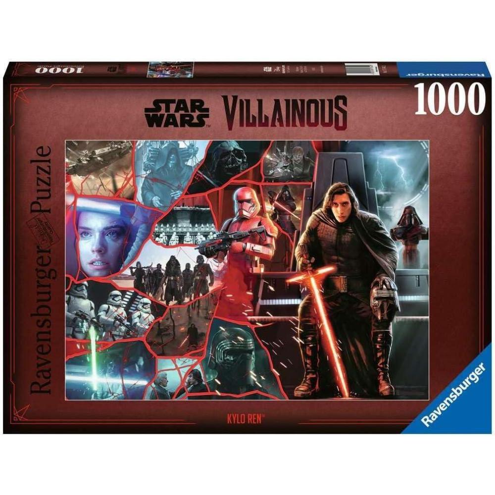 imageRavensburger Star Wars Villainous Kylo Ren and Figurine 1000 Piece Jigsaw Puzzle for Adults 12001120 Handcrafted Tooling Made in Germany Every Piece Fits Together PerfectlyOriginal Packaging