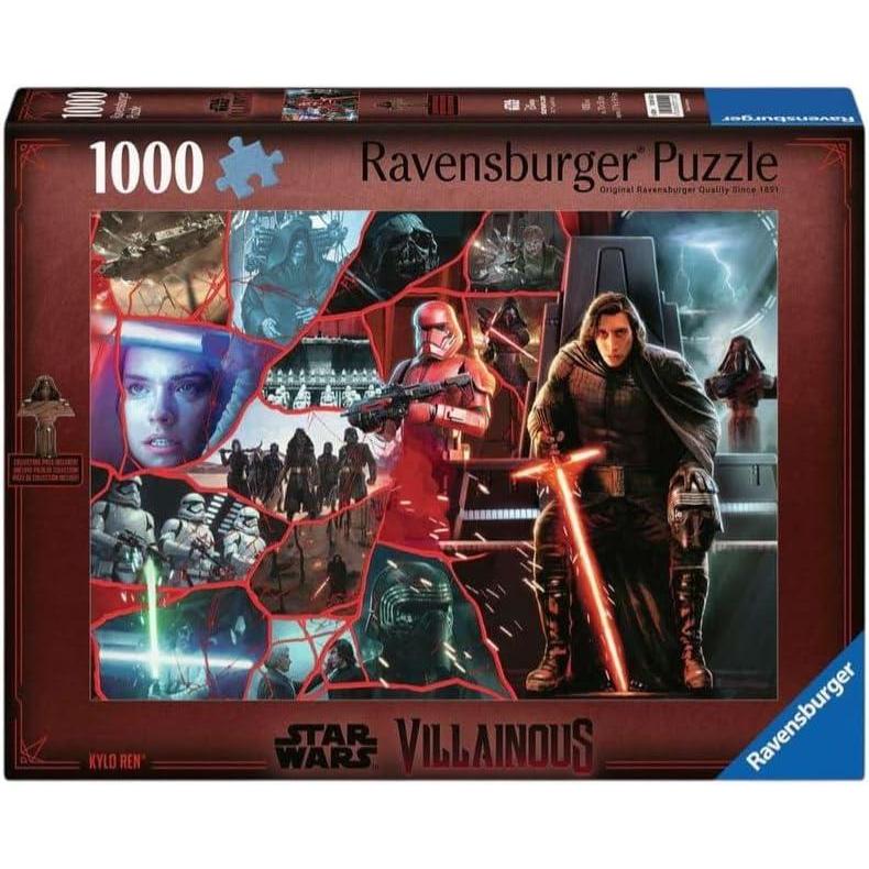 imageRavensburger Star Wars Villainous Kylo Ren and Figurine 1000 Piece Jigsaw Puzzle for Adults 12001120 Handcrafted Tooling Made in Germany Every Piece Fits Together PerfectlyNew Packaging