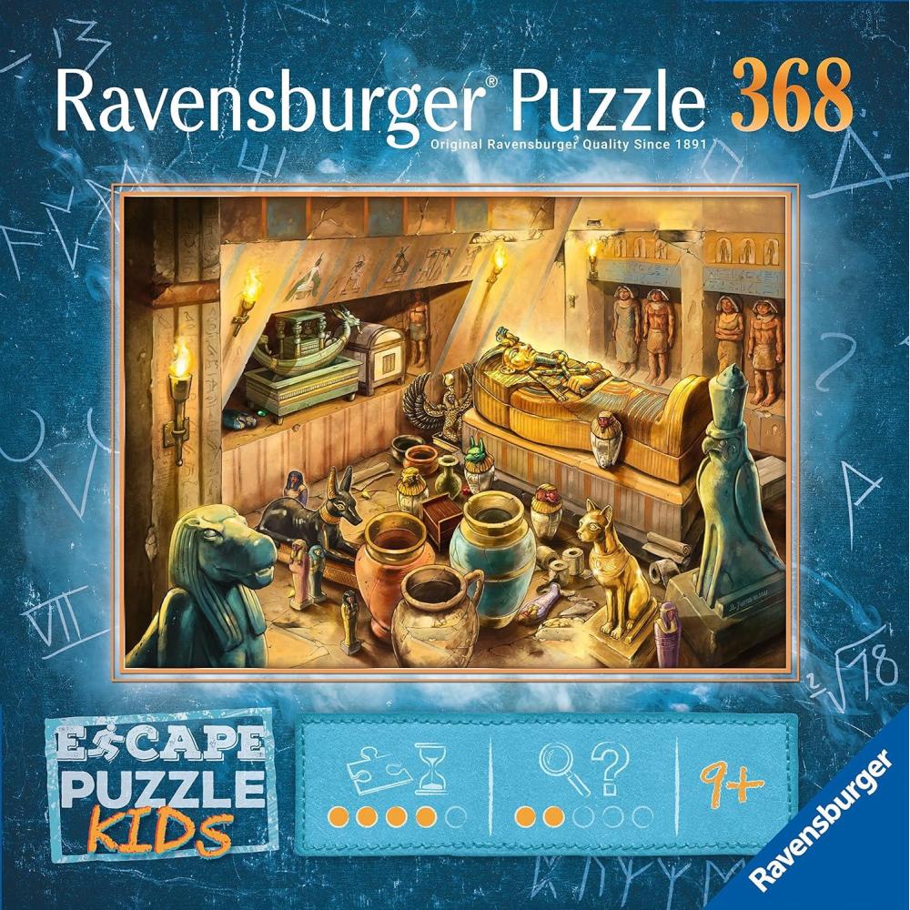 imageRavensburger Terror in The Tomb 368Piece Escape Puzzle  Thrilling Puzzle Adventure for Escape Room Fans  FSCCertified Materials