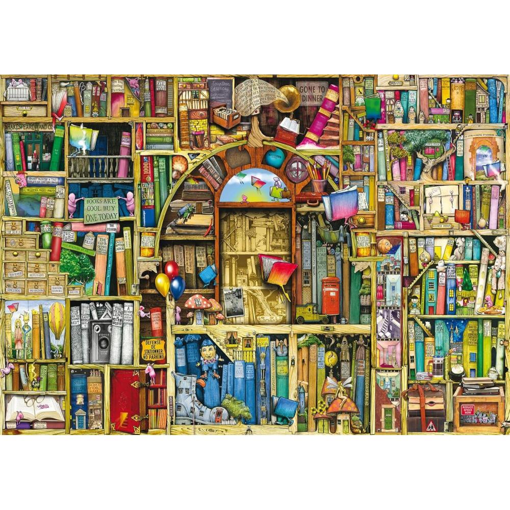 imageRavensburger The Bizarre Bookshop 2 1000 Piece Jigsaw Puzzle for Adults 12000300 Handcrafted Tooling Made in Germany Every Piece Fits Together PerfectlyNew Packaging
