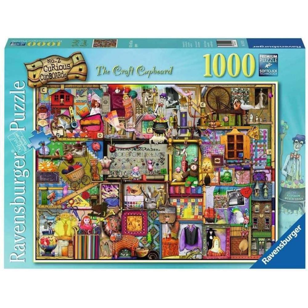 imageRavensburger The Craft Cupboard 1000 Piece Jigsaw Puzzle for Adults 12000301 Handcrafted Tooling Made in Germany Every Piece Fits Together PerfectlyOriginal Packaging