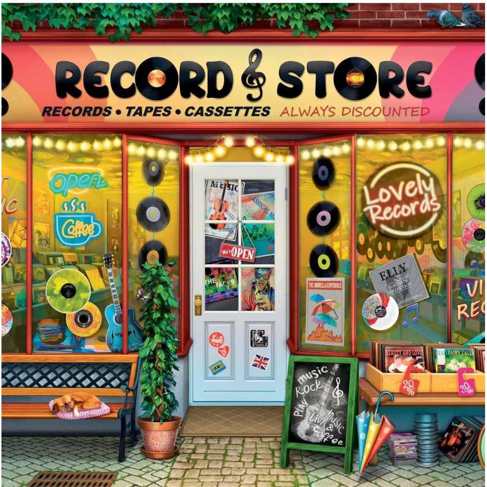imageRavensburger Vintage Vinyl 1000 Piece Jigsaw Puzzle for Adults 12000250 Handcrafted Tooling Made in Germany Every Piece Fits Together PerfectlyOriginal Packaging