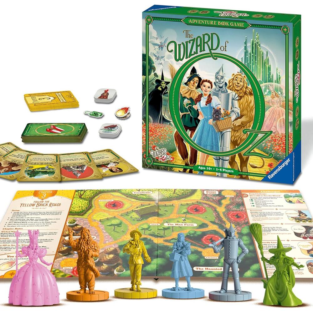 imageRavensburger Wizard of Oz Adventure Book Game for Ages 10 ampamp Up Immersive StoryBased Gameplay Detailed Miniatures Ideal Gift for Brain Teaser Enthusiasts Interactive Group Activity